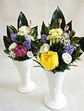 【ベルシック】 プリザーブドフラワー　プレシャス組花Aタイプ・1鉢セット/器付き　　枯れないお花　お供え・お悔み・仏花　専用ケース入り　　＜即日出荷＞＜送料無料（一部地域を除き）＞ (紫)