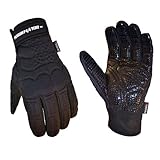 Cestus Pro Series Polychloroplene Turbinator Windproof Glove, Work, Large, Black (Pack of 1 Pair) by