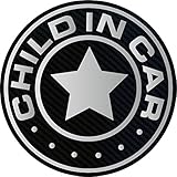 CHILD IN CARマグネット（シルバー）