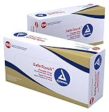 Dynarex 2613 Safe-Touch Vinyl Exam Glove Powder Free Large (Pack of 100) [並行輸入品]