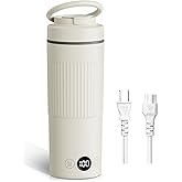 電気ケトル 小型 600ml ポータブルケトル 携帯用 海外対応 AC100-240V 旅行用 6段階温度調節 350W 保温 PSE認証 | 【2026革新版】約5~8分で沸騰 2年保証 SUS304 二重構造 漏れにくい設計 空焚き防止 自動OF