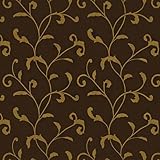 Peel & Stick Backsplash Papyrus Dark Brown Gold Pearl Contact Paper Self-Adhesive Wallpaper 9110-1 :