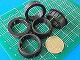 SK-30　配線孔キャップ　プラスチック・黒　内円直径φ　29mm ケース穴30mm　ケース全径33mm　５個入＜yjp-0570＞