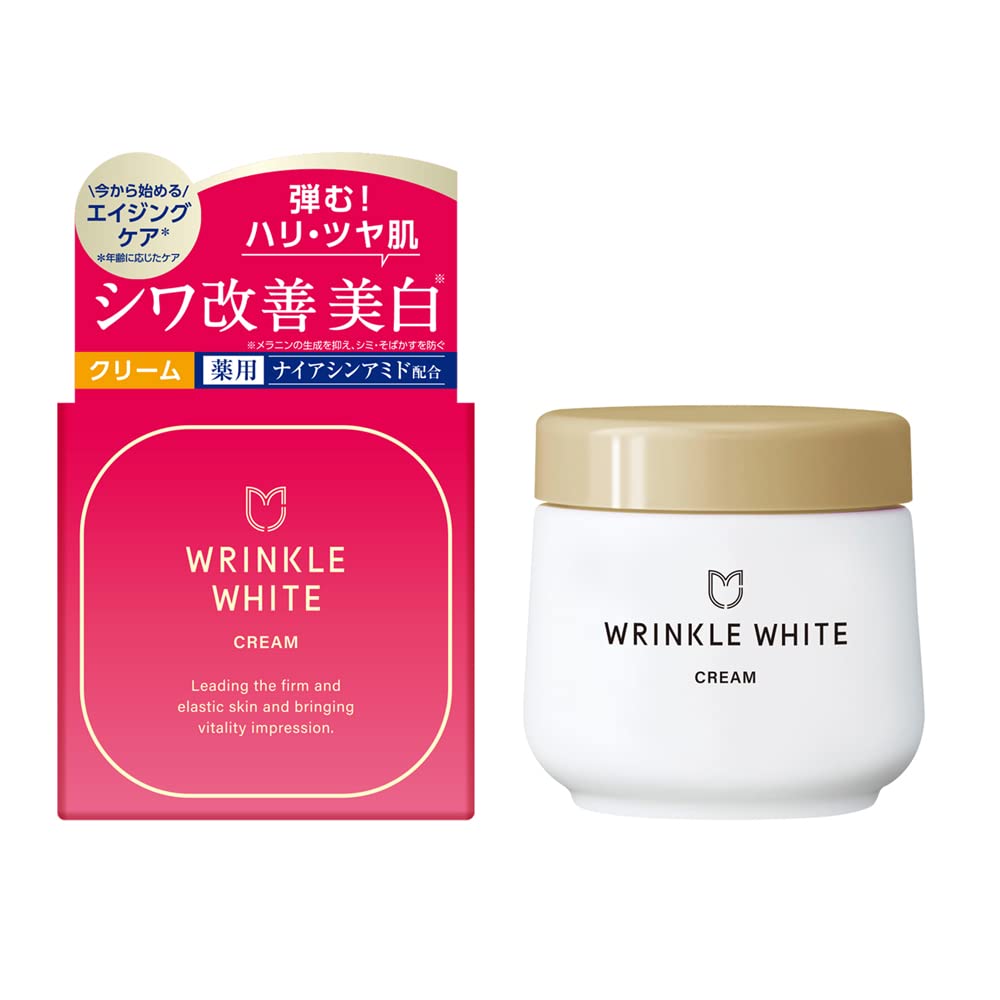 【42%OFF】【571円（定期便514円）】 wrinkle white 薬用リンクルホワイトクリーム ナイアシンアミド