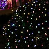 クリスマスライト LED 塩水発光テープ 12M 100球 クリスマス ツリー電飾 led ライト 夜間 840時間継続点灯 屋外用 イルミネーション ライト 電飾 パーティー 新年 結婚式 イベント