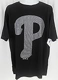 Philadelphia Phillies MLBマジェスティックブラックBlingシャツ 5XT
