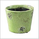 プランターカバー ポット プランター ガーデニング 雑貨 インテリア カラフル グリーン 植木鉢 カラフルシャビープランター M GREEN