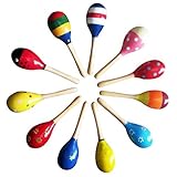 Vktech ®ベビー子供幼児用Rattle Musical開発おもちゃ木製カラフルな教育玩具