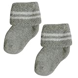 【未熟児】【低出生体重児】【早産児】【NICU】用 ベビーソックス：グレーストライプ