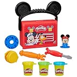 ハズブロ（Hasbro）プレイ・ドー ディズニージュニア ミッキーのねんどでガレージセット、対象年齢2才以上 幼児向けアート＆クラフトおもちゃ G3109 正規品