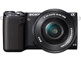 SONY ミラーレス一眼 α NEX-5R パワーズームレンズキット E PZ 16-50mm F3.5-5.6 OSS付属 ブラック NEX-5RL/B