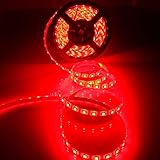 LEDテープ 5m 防水 24V 300連5050SMD 白ベース レッド
