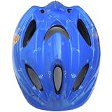 ヘルメット　Yumiki　12通気子供用自転車ヘルメット　軽量　頭に優しい　可愛い自転車、スケート用子供ヘルメット (サファイア)