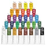 PHOENIX 油絵具 30色セットの大容量シングルチューブ - 10x50ml（1.69オンス）