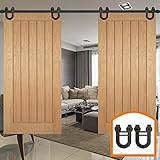 HomeDeco Hardware スライドドアレール 吊り引き戸 アウトセット引戸 diy 10 FT (3.05メートル)