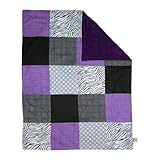 Trend Lab Multi-Patched Receiving Blanket, Grape Expectations by Trend Lab [並行輸入品]