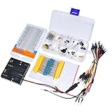 KKHMF 電子製品愛好者電子部品（抵抗/コンデンサー/LED/ブレッドボード/ポテンショメータ）キットfor Arduino