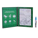 MagiDeal Kid Baby水図面マットボードブックマジックペンペイント赤ちゃん教育玩具学習トラフィックVehiles