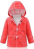 i-select あったか 可愛い キッズ ダッフル コート 全11色 子供 服 ベビー フエルト フリース カラフル 赤 ピンク 緑 紺 青 茶 色 チェック 格子 水玉 ドット 柄 無地 100c