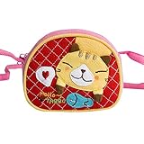 「猫と魚」バッグ/財布（9.9*8.4cm）