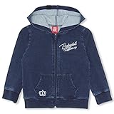 ベビードール ニットデニムセットアップ ジップパーカー 子供服 100cm ロイヤル