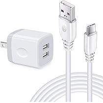 スマホ USBと充電器 Amazon | Viviber「アンドロイド充電器*1個+USB A-USB Cケーブル*1本