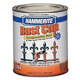Hammerite 44210 Rust Cap Rust Preventative Paint Smooth Finish Bright Red 1 Qt [並行輸入品]