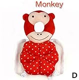 マルマル.モリモリ　可愛い動物リュック　赤ちゃんのごっつん防止やわらかリュック　キッズ　乳幼児用　頭を保護できる　怪我防止　よちよち歩きの赤ちゃんにぴったり (D)