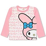 ベビードール サンリオ ロゴ総柄ロンT 子供服 90cm マイメロディ