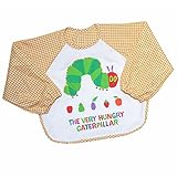 はらぺこあおむし お食事エプロン 長袖エプロン スモック キッズ 女の子 男の子 ガールズ ボーイズ j-kuz12 イエロー