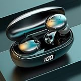 BluetoothヘッドセットワイヤレスヘッドセットBluetooth5.0BluetoothヘッドセットAisea [LEDディスプレイマ
