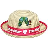 2016年 夏物 はらぺこあおむし ペーパーハット 麦わら帽子 THE WORLD OF ERIC CARLE ピンク◇50cm