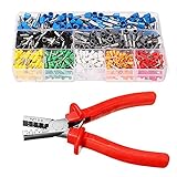 Excellway Ec02 800Pcs Insulated Wire Connector Cord Pin