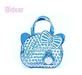 「Bidear」可愛い子供ビーチバッグ 可愛いキッズパック 猫とアシカ子供透明ポーチ 子供ハンドバッグ トラベルバッグ 幼稚園 上品 通園 通学 遠足 お出かけ