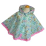 ハミングミント サンリオ 子供 合羽 レインコート ポンチョ 雨合羽 雨具 保育園 女の子 80-100cm ミント
