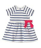Petit Bateau Petit BateauベビーガールズFestino、ブルー/ホワイト、18 M