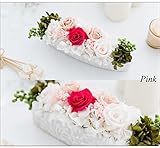 プリザーブドフラワー テーブルアレンジ (ピンク)