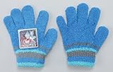 【ウルトラマン】キッズ　キャラクター手袋　ニット５本指タイプ　ブルー
