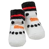 マッドパイ　CHENILLE HOLIDAY CHARACTER SOCKS　【1542201】　(カラー：Snowman ） [並行輸入品]