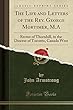 The Life and Letters of the Rev. George Mortimer, M.a: Rector of Thornhill, in the Diocese of Toronto, Canada West (Classic Reprint)