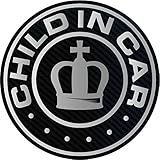 CHILD IN CARマグネット（シルバー）