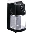メリタ Melitta コーヒー グラインダー コーヒーミル 電動 フラットディスク式 杯数目盛り付き ホッパー 100g、 定格時間 90秒間 パーフェクトタッチII CG-5B ブラック
