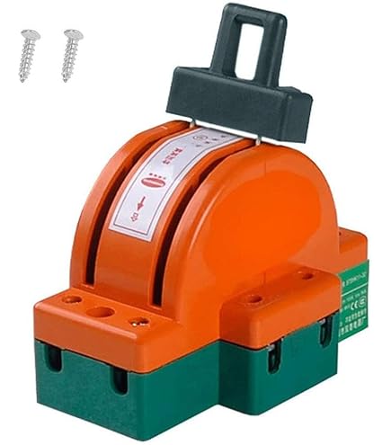 Amazon.co.jp: N-brand 2 極 ナイフ スイッチ 安全遮断スイッチ 切 換