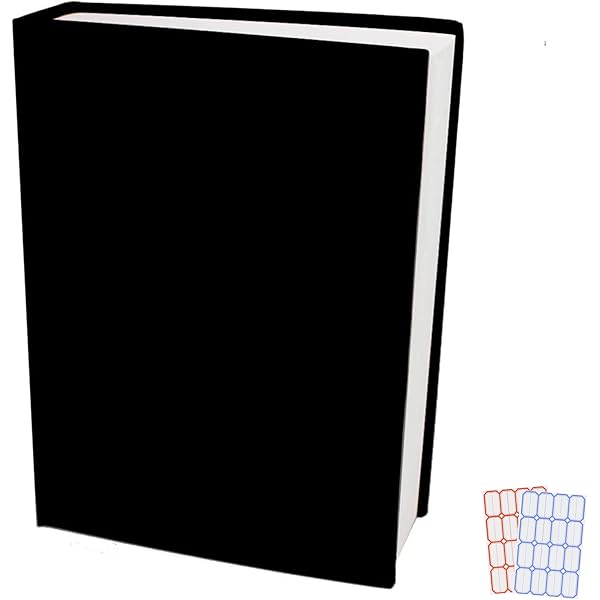Book-it! Adjustable Travel Book Cover – Medium Size, Black, Durable & Stylish