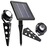 MITHOS Spotlight ツインソーラーキャストアルミ白熱LEDスポットライト、照明器具あたり60-100ルーメン