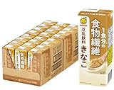 マルサン 1食分の食物繊維 豆乳飲料 きなこ 200ml×24本