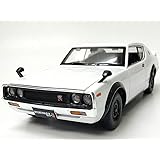Maisto/マイスト◇1973日産スカイライン2000GT-R#KPGC110#ケンメリ#ケンとメリー◇1/24ダイキャストモデルミニカー/ホワイト