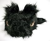 ダニエル・ブーンブラックBear Hat with Eyes and Ears PlushアクリルMedium