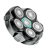 kensen ブラックナイツス スキンヘッド用シェーバー 99枚刃 替刃 マグネット式 1個入 (替刃) (グレー)