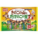 明治製菓 きのこの山とたけのこの里　１２袋入×３パック